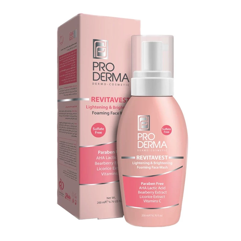 فوم شستشو پرودرما حجم 200 میلی لیتر